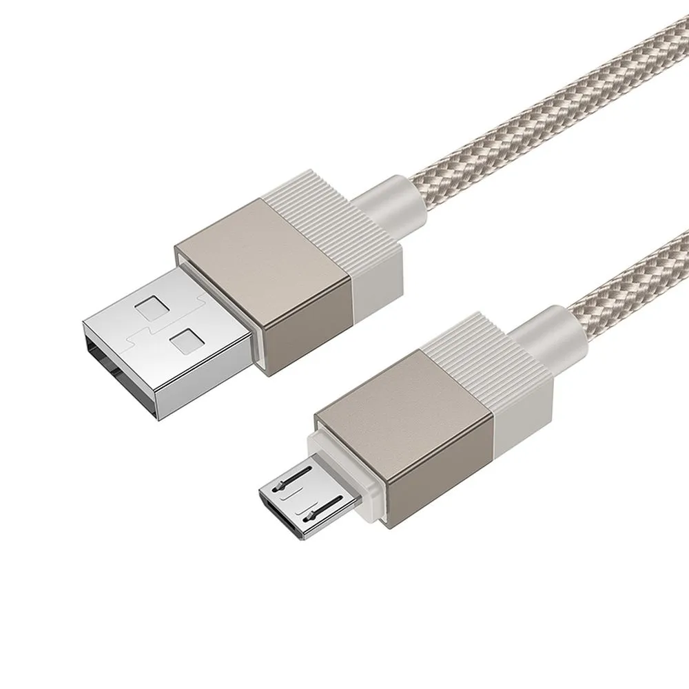 Cable USB A to Micro USB Hoco 2,4A 1 m X110 gold