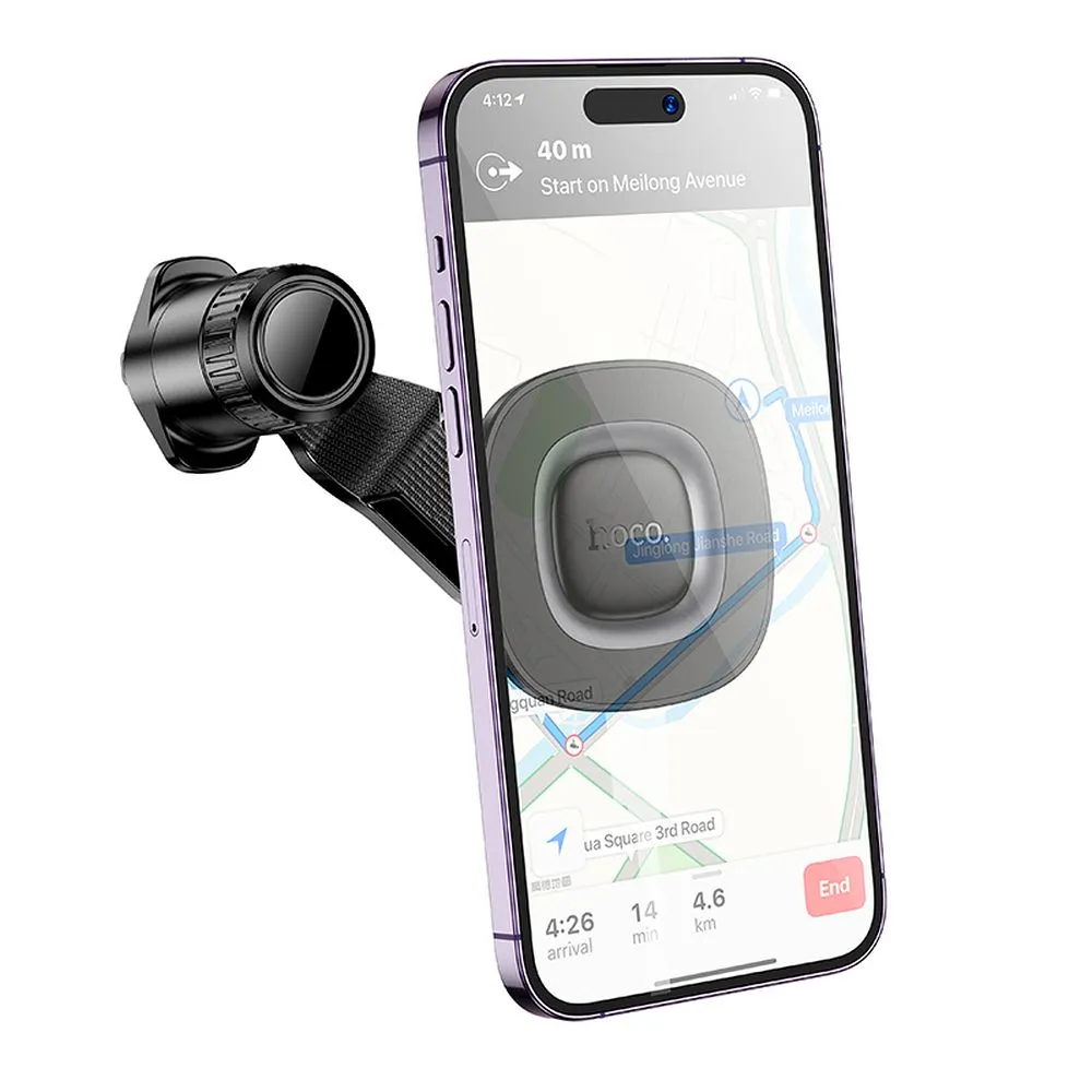 Magnetic car phone holder kompatibel mit Magsafe Hoco air vent H74 black and gray