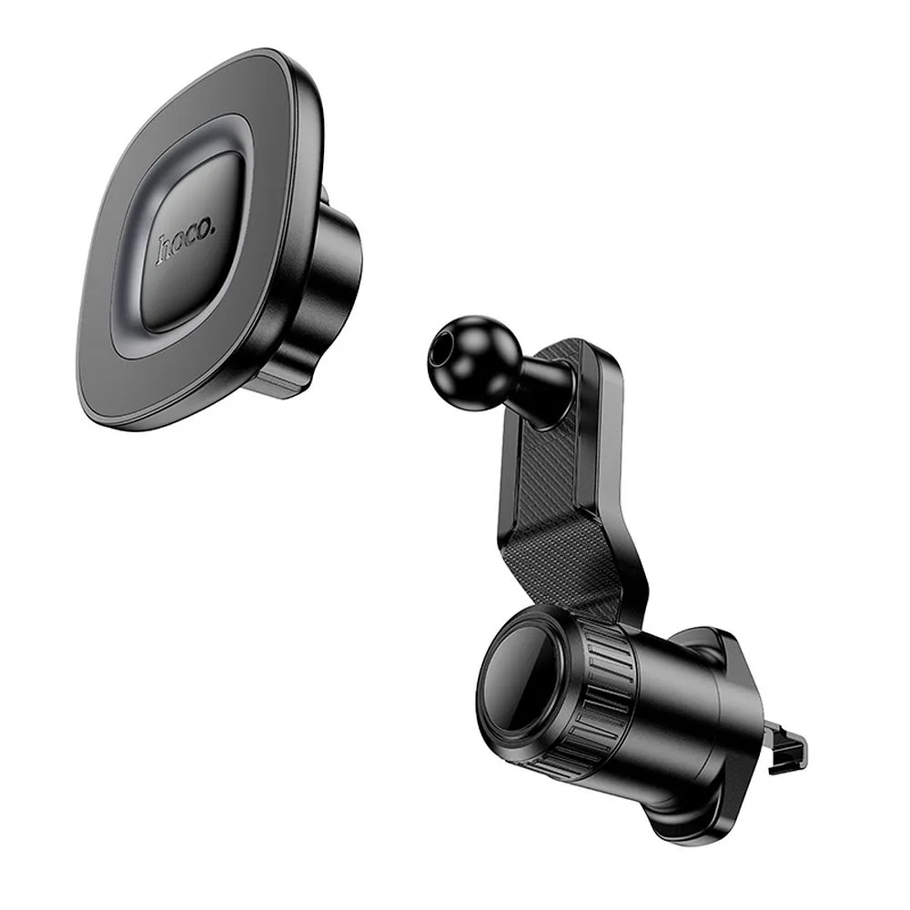 Magnetic car phone holder kompatibel mit Magsafe Hoco air vent H74 black and gray