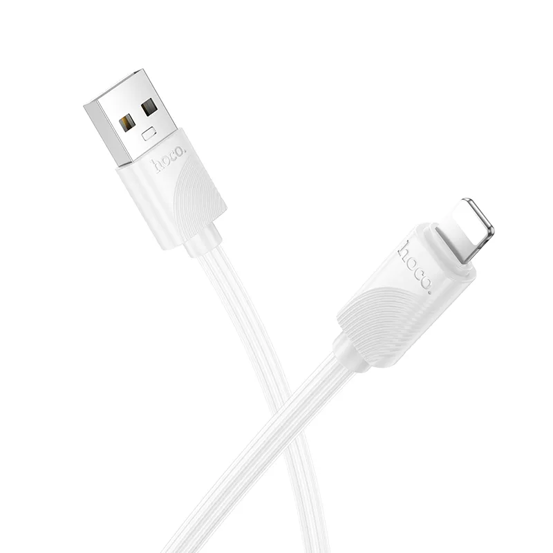 Cable USB A to Lightning Hoco 2,4A 1 m X114 white