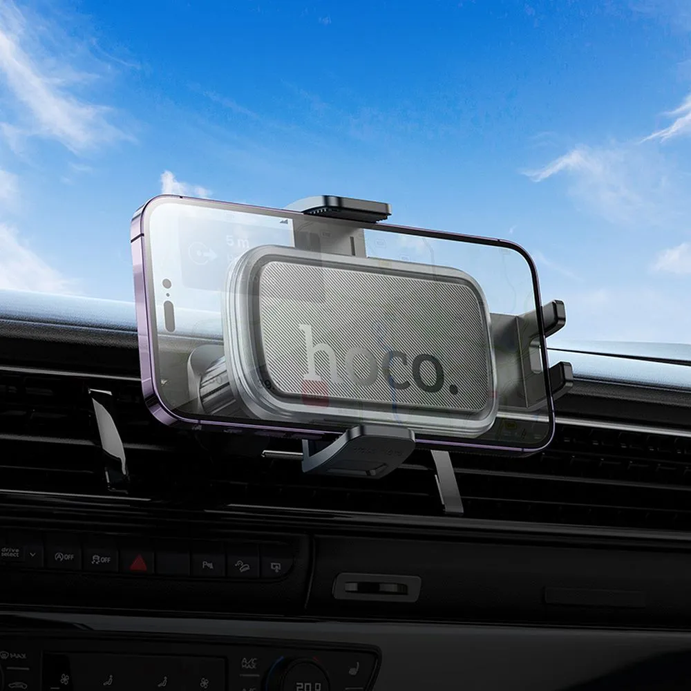 Car phone holder Hoco air vent H78 black and gray