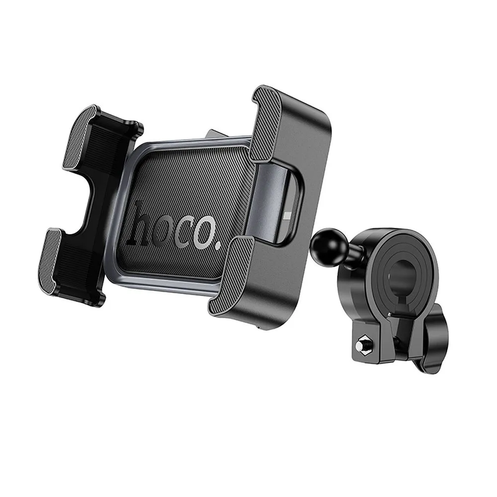HOCO bike / motorcycle clamp holder passend für handlebar H82 black metal gray