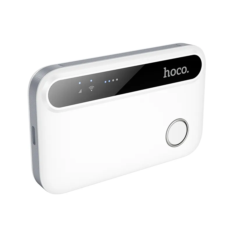 Portable wireless router Hoco WiFi HI41 white