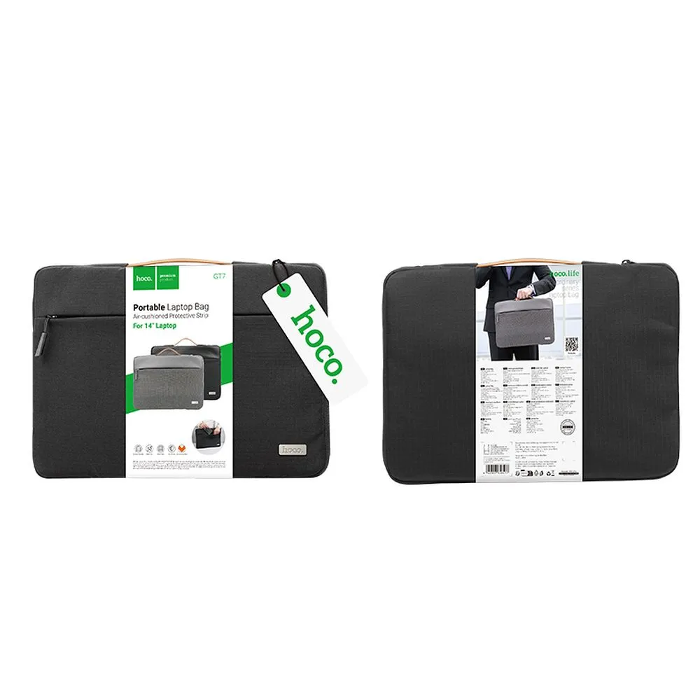 Laptop bag 14" Hoco GT7 black