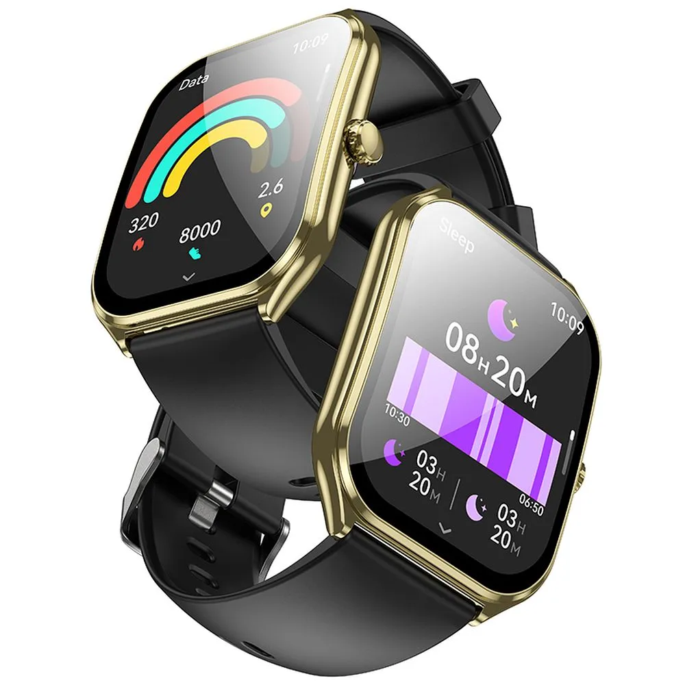Smartwatch Hoco 1,96" AMOLED IP67 with call function Y28 gold