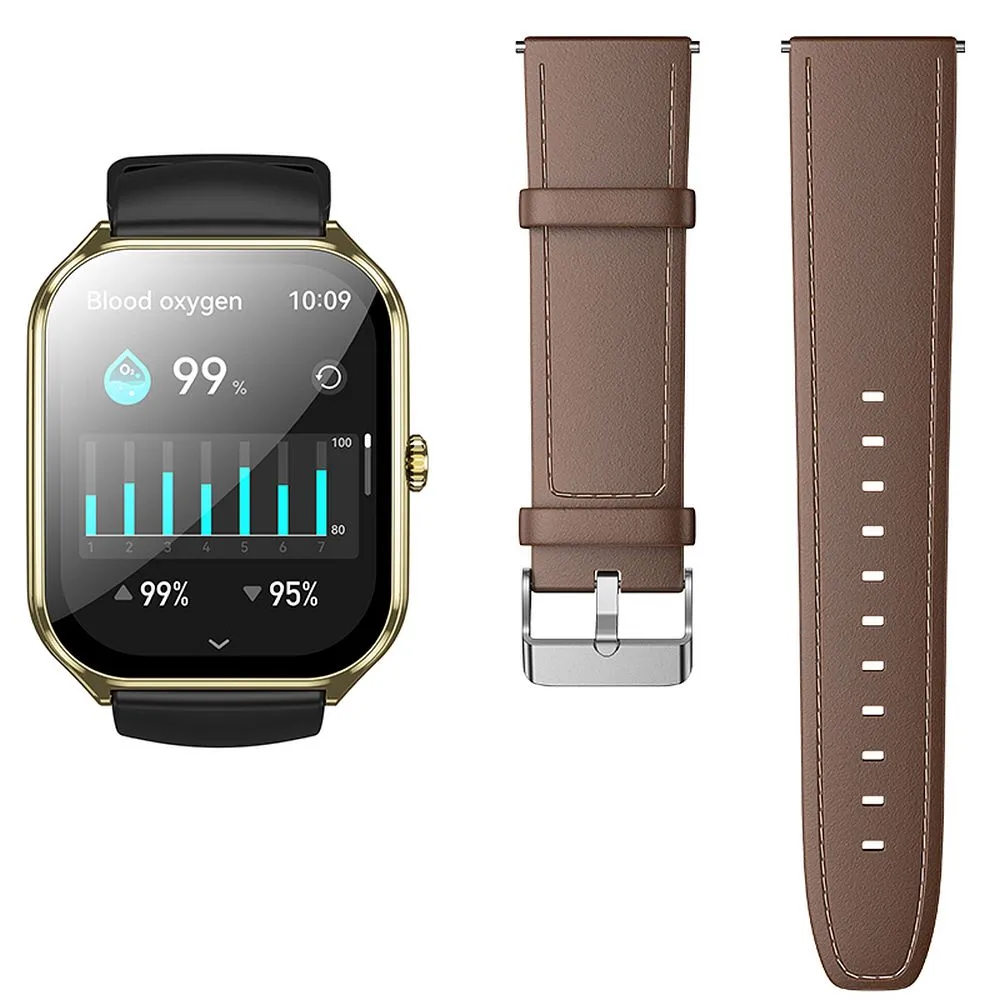 Smartwatch Hoco 1,96" AMOLED IP67 with call function Y28 gold