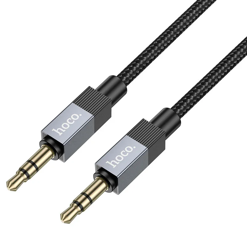 Cable AUX Jack 3,5 mm (male) to Jack 3,5 mm (male) Hoco 1 m UPA32 black