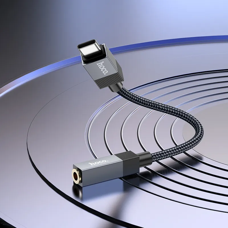 Adapter AUX USB C to Jack 3,5 mm Hoco UPA32C UPA32C black