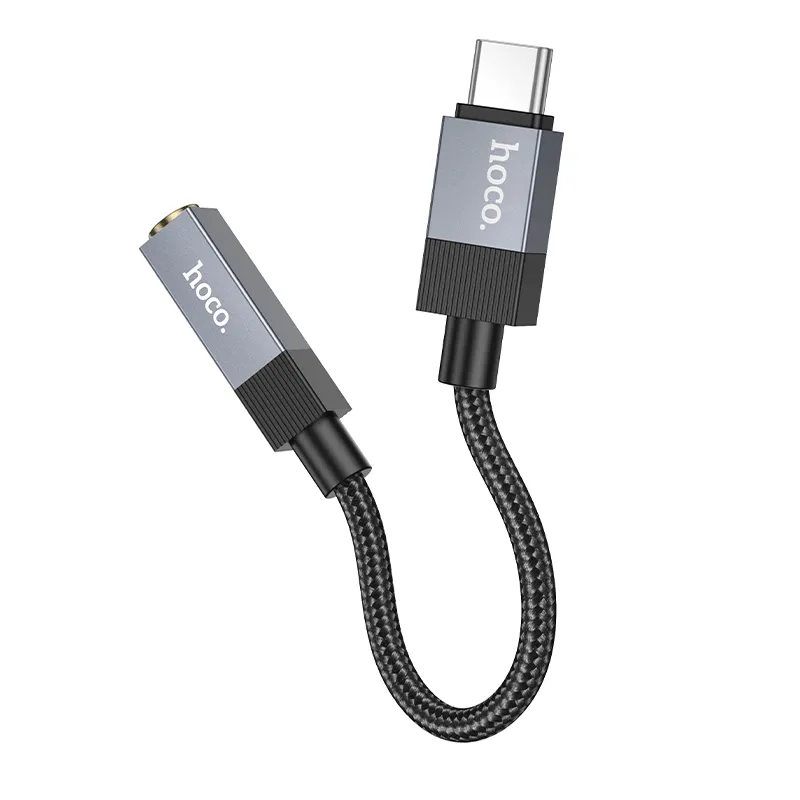 Adapter AUX USB C to Jack 3,5 mm Hoco UPA32C UPA32C black