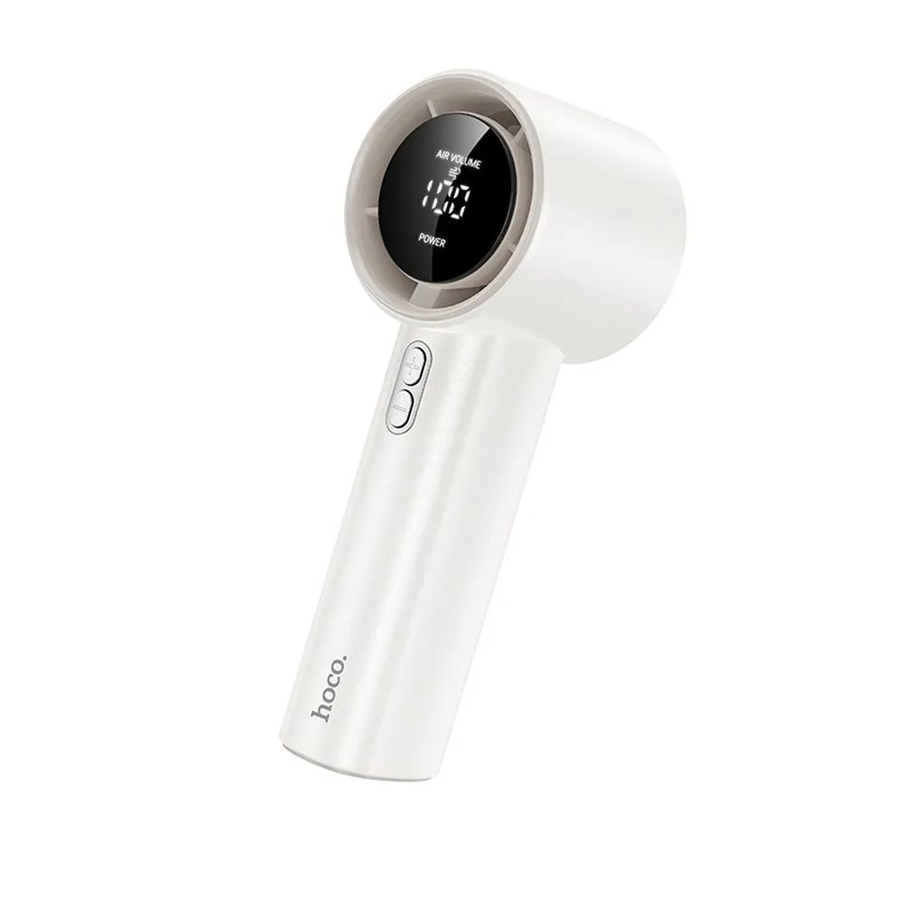 HOCO high speed handheld fan HX64 white