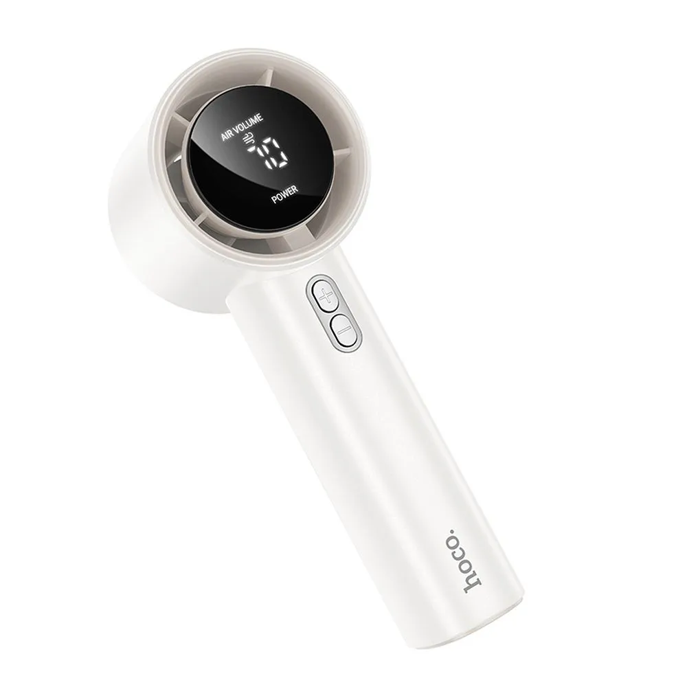HOCO high speed handheld fan HX64 white