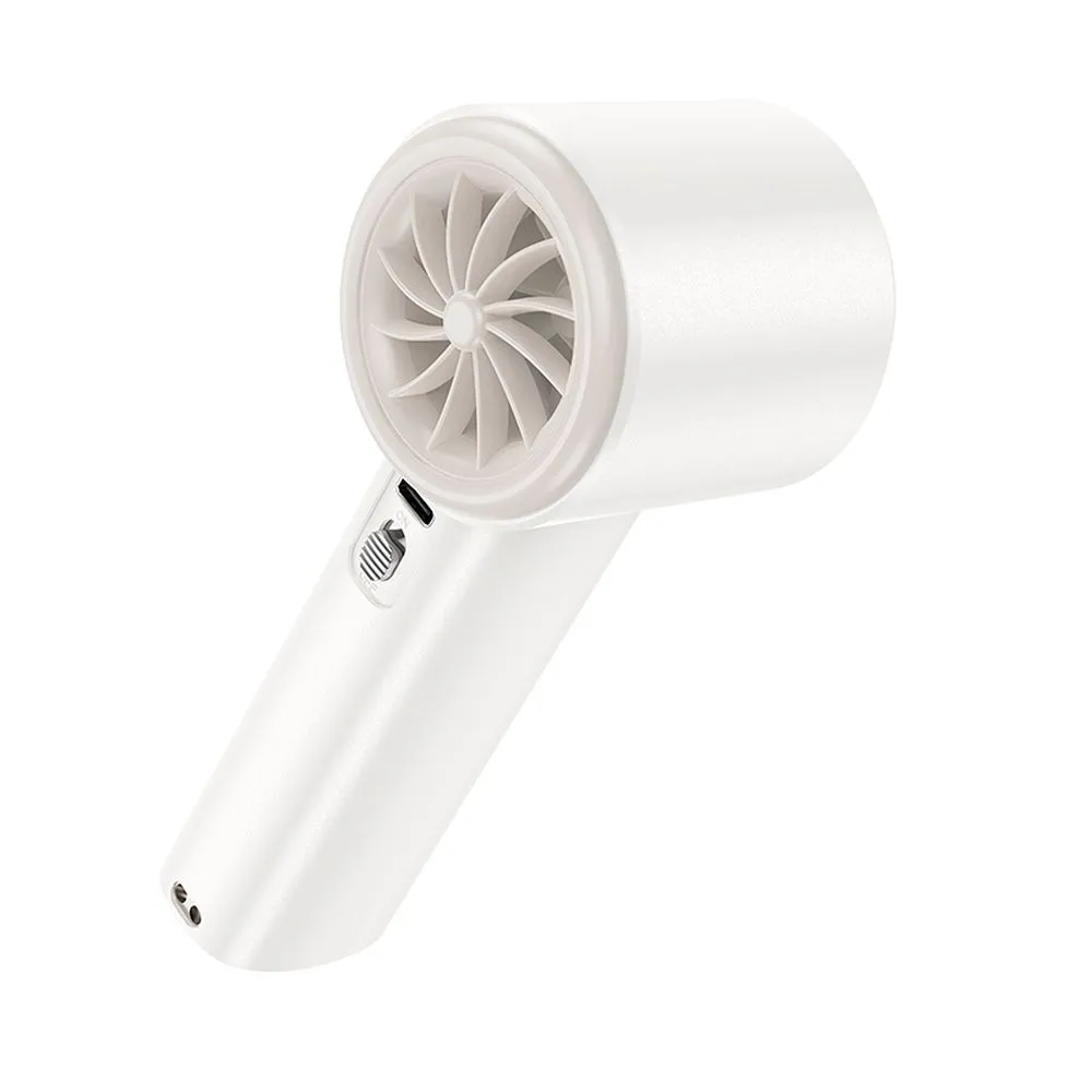 HOCO high speed handheld fan HX64 white