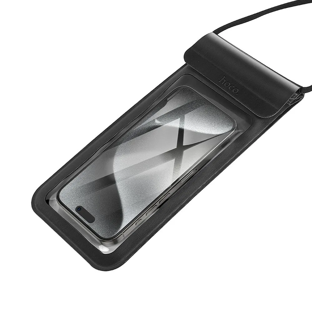 Waterproof case passend für mobile phone Hoco IP68 240 x 120 x 15 mm HX53 black