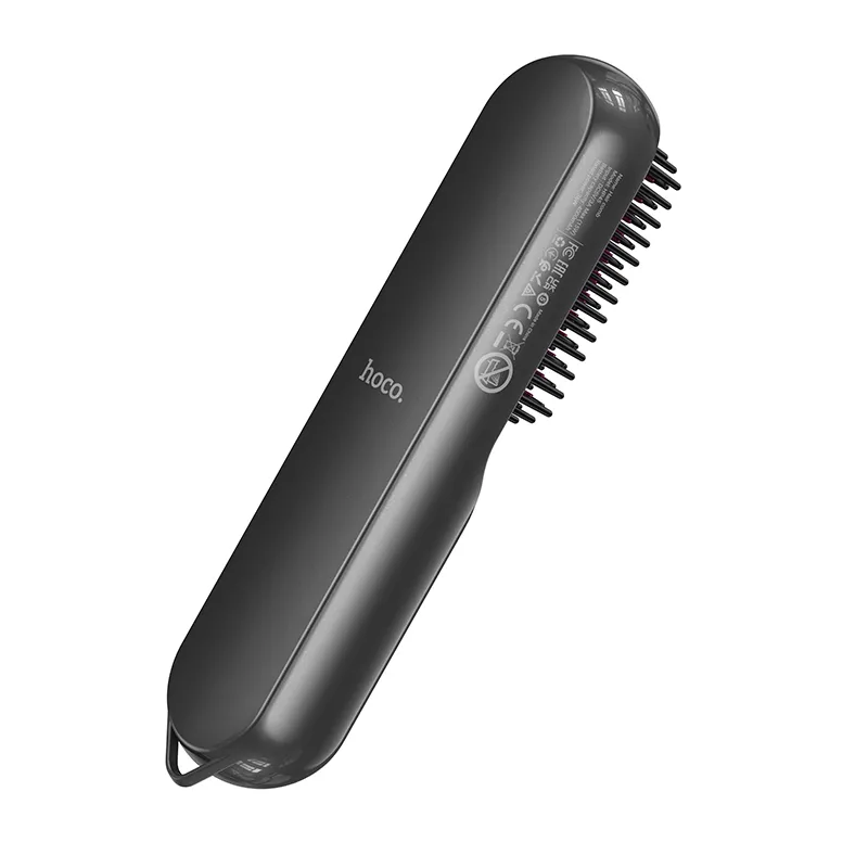 Hair straightener Hoco with comb HP45 gray