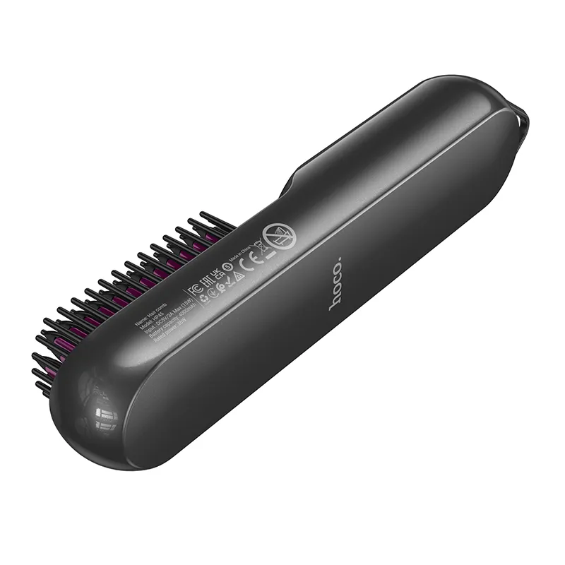 Hair straightener Hoco with comb HP45 gray