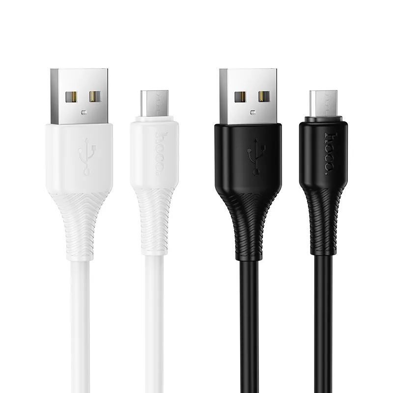 Cable USB A to Micro USB Hoco 2,4A 1 m X120 white