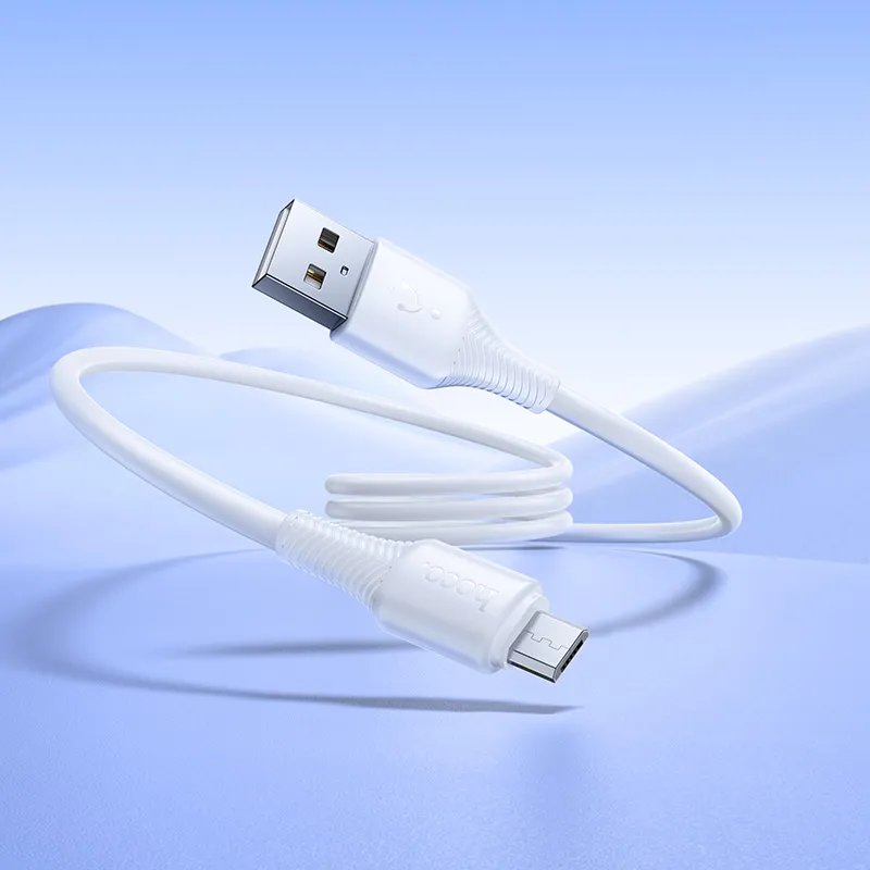 Cable USB A to Micro USB Hoco 2,4A 1 m X120 white