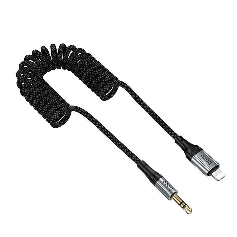 Cable AUX Jack 3,5 mm to Lightning Hoco 1,5 m UPA33A black