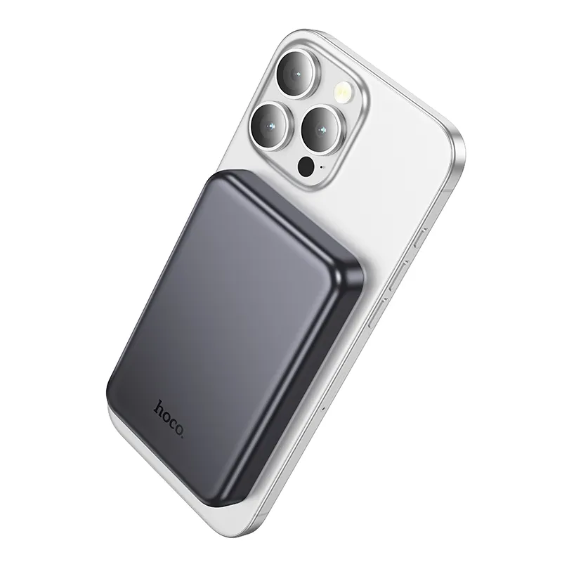 Powerbank kompatibel mit MagSafe Hoco 5000 mAh 2A 5W J160 metal gray