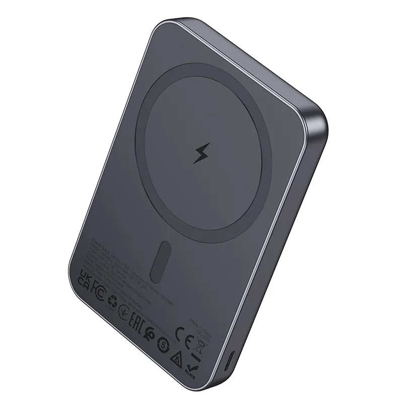 Powerbank kompatibel mit MagSafe Hoco 5000 mAh 2A 5W J160 metal gray