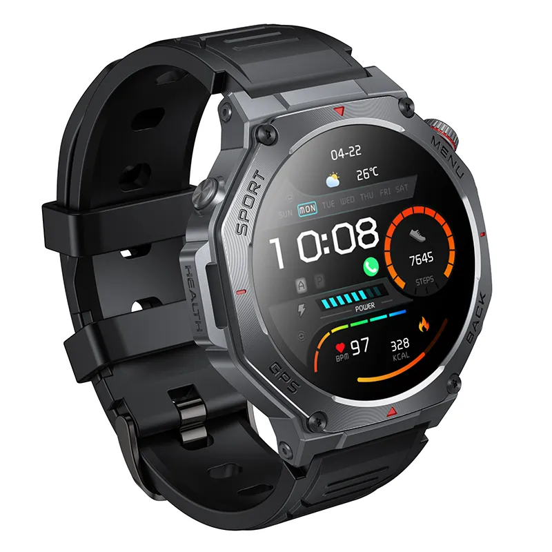 Smartwatch Hoco 1,43" AMOLED GPS with call function Y37 black