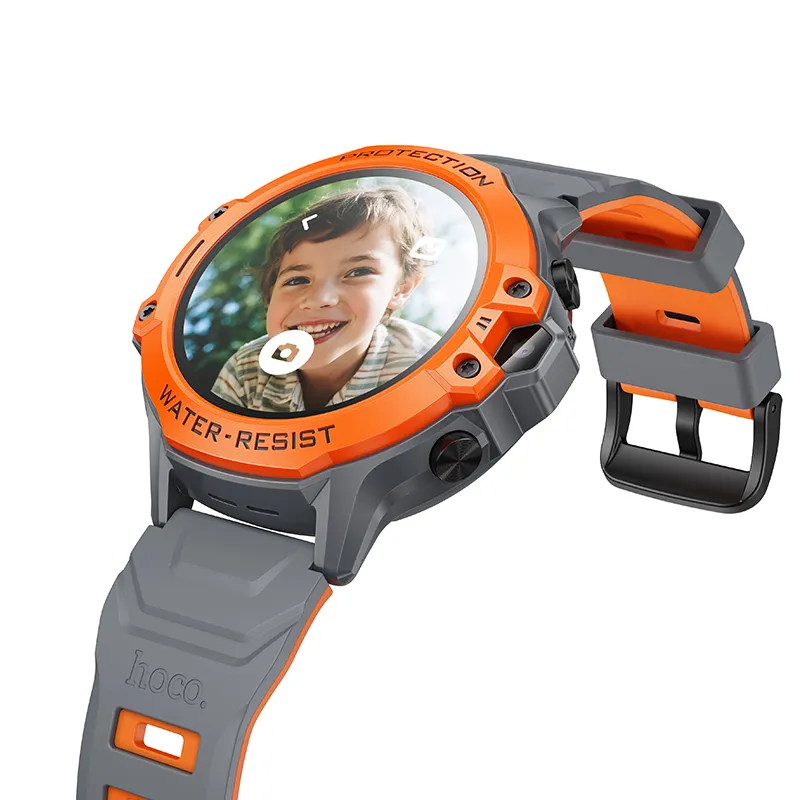 Smartwatch passend für kids Hoco 1,28" 4G GPS with call function Y107 orange