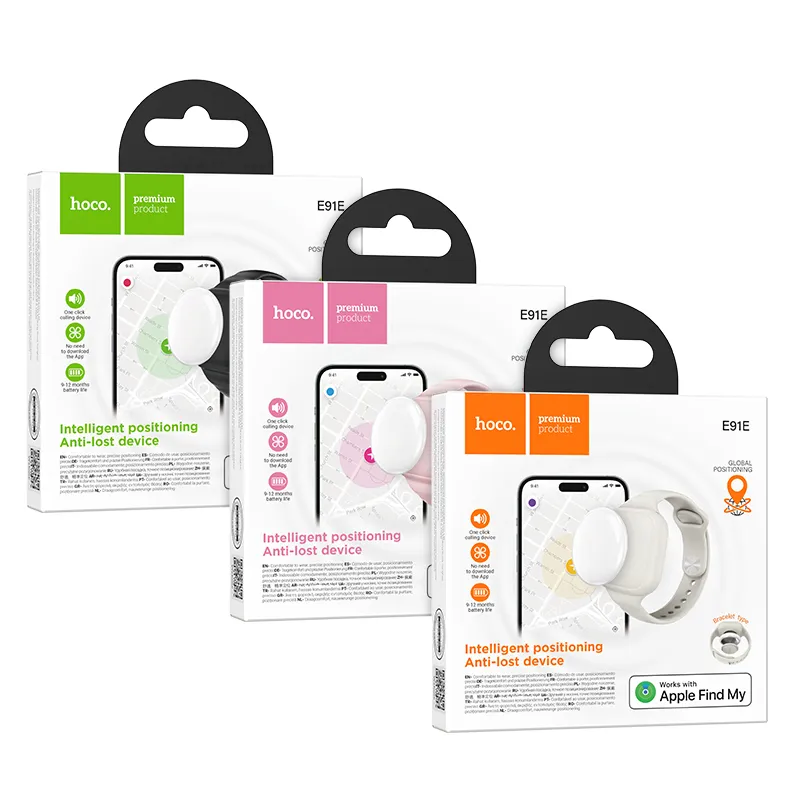 Locator kompatibel mit Apple Find My Hoco E91E bracelet type black