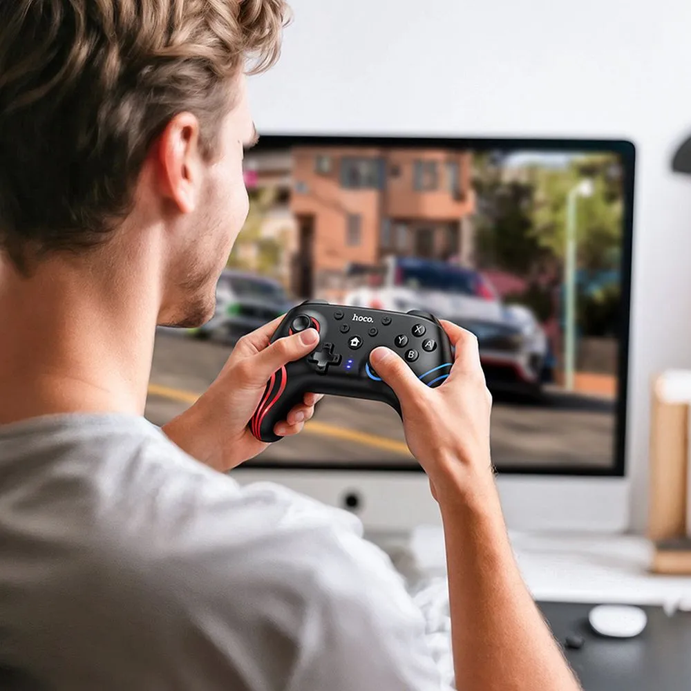 Wireless gamepad Hoco passend für Nintendo Switch 1 / 2 / PC GA2 black