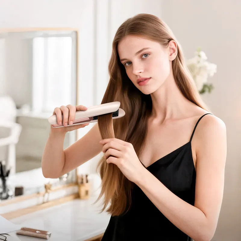 Hair straightener Hoco HP46 pink