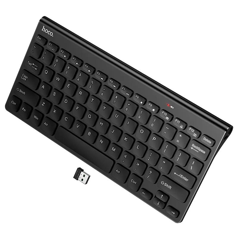 Wireless keyboard 2.4G QWERT Hoco GM70 black