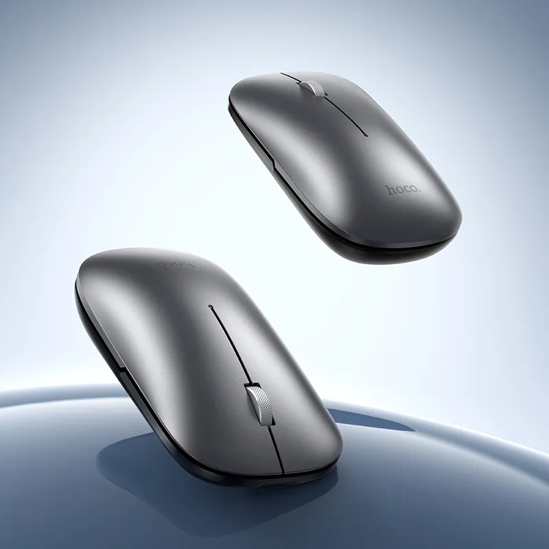 Wireless mouse dual-mode (Bluetooth, 2.4G) 1600 dpi Hoco GM43 grey