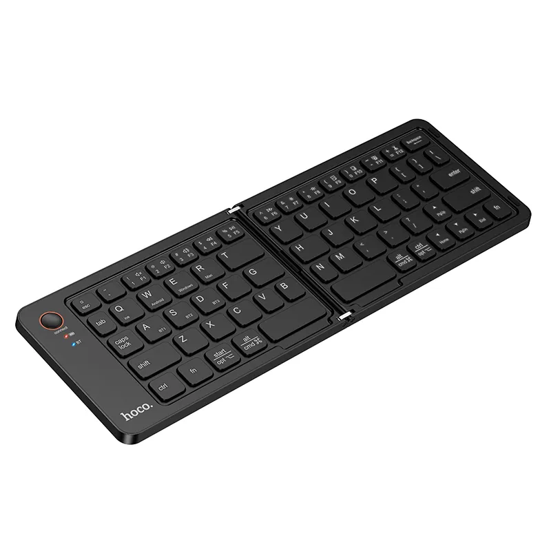 Wireless keyboard folded QWERTY Hoco GM71 black