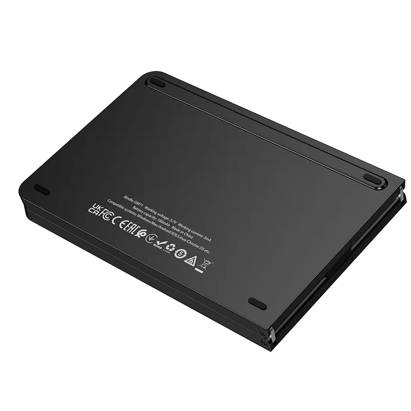 Wireless keyboard folded QWERTY Hoco GM71 black