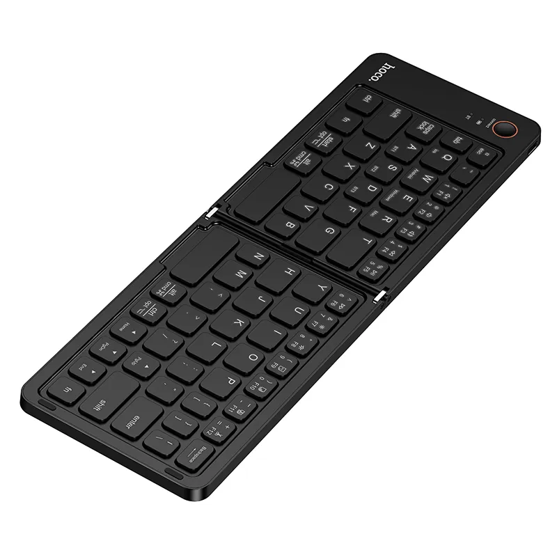 Wireless keyboard folded QWERTY Hoco GM71 black