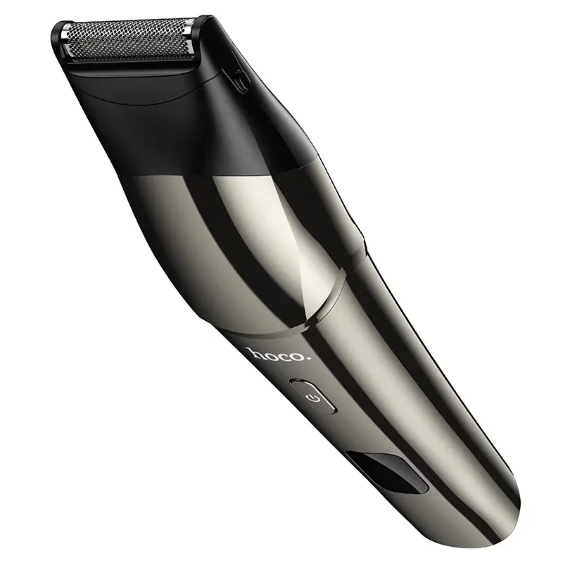 Hair clipper set Hoco HP26 metal gray