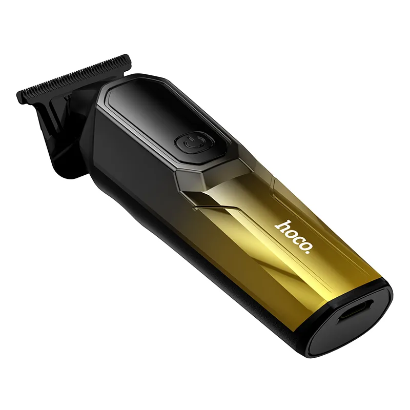 Hair clipper with digital display Hoco HP27 gold
