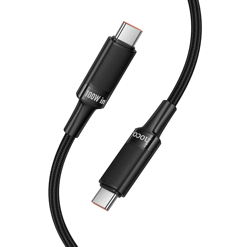 Cable USB C to USB C Hoco PD 5A 100W 1,2 m U153 Extreme black