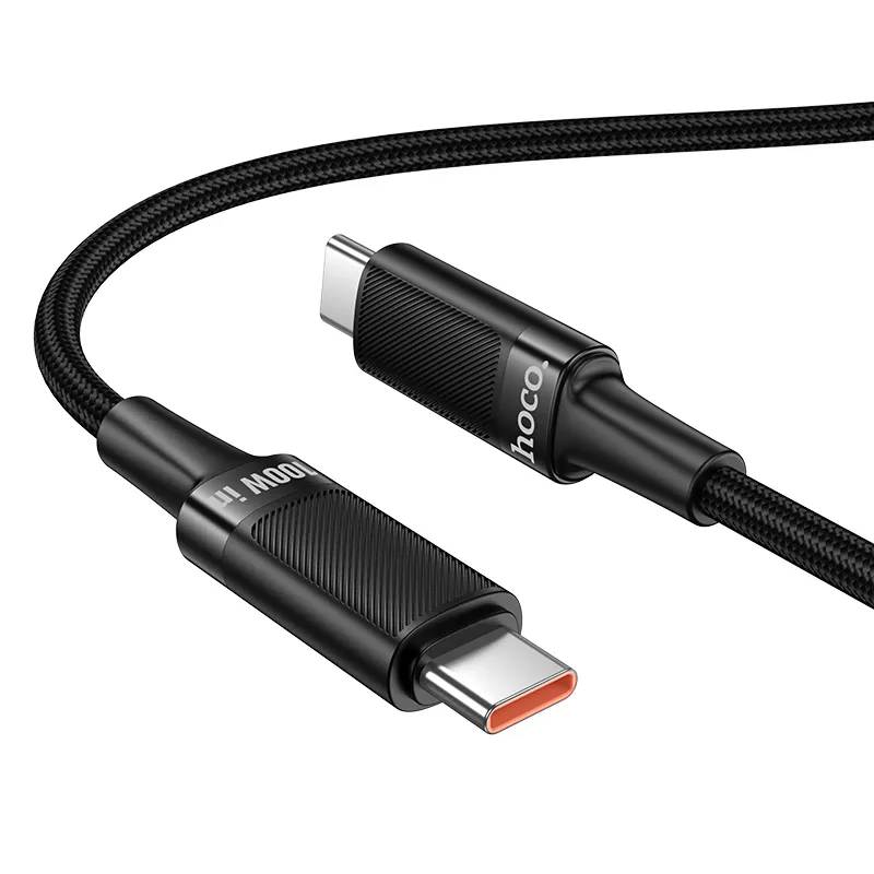 Cable USB C to USB C Hoco PD 5A 100W 1,2 m U153 Extreme black