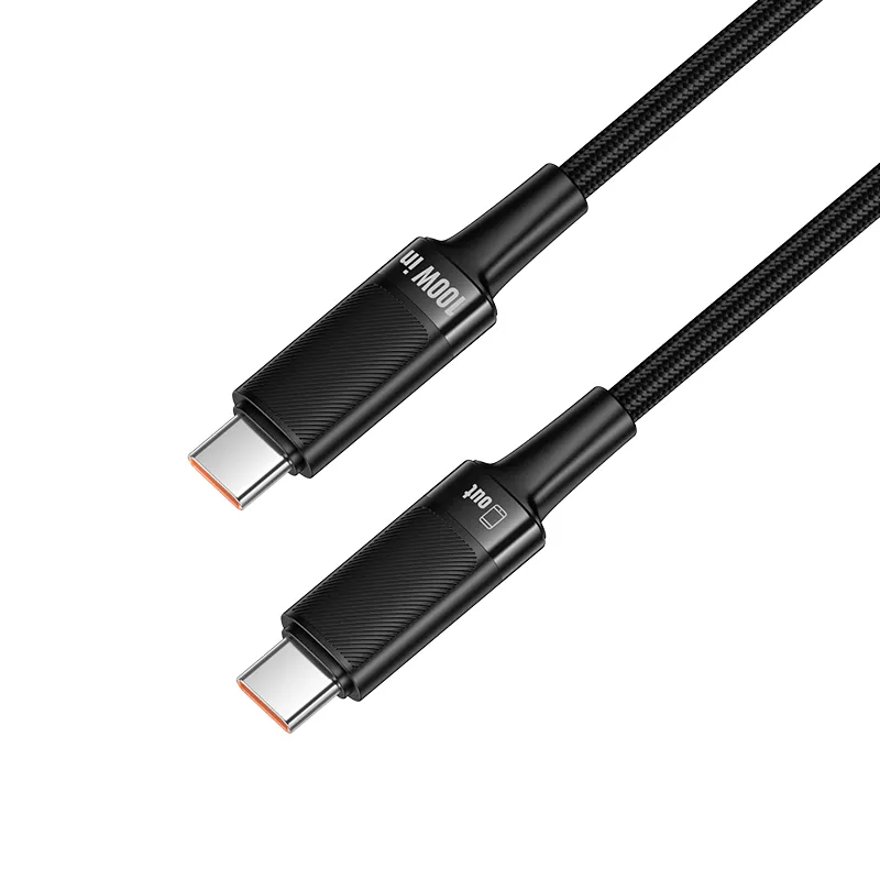 Cable USB C to USB C Hoco PD 5A 100W 1,2 m U153 Extreme black