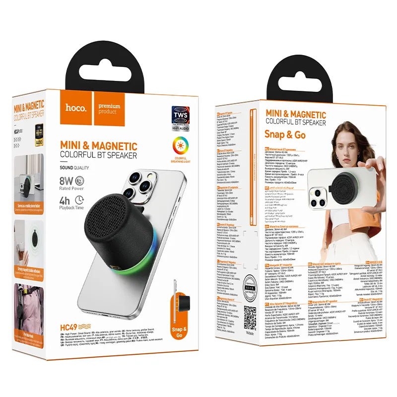 Wireless speaker 8W 4h Hoco HC49 black
