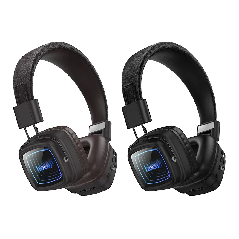 Wireless headphones Hoco W72 brown