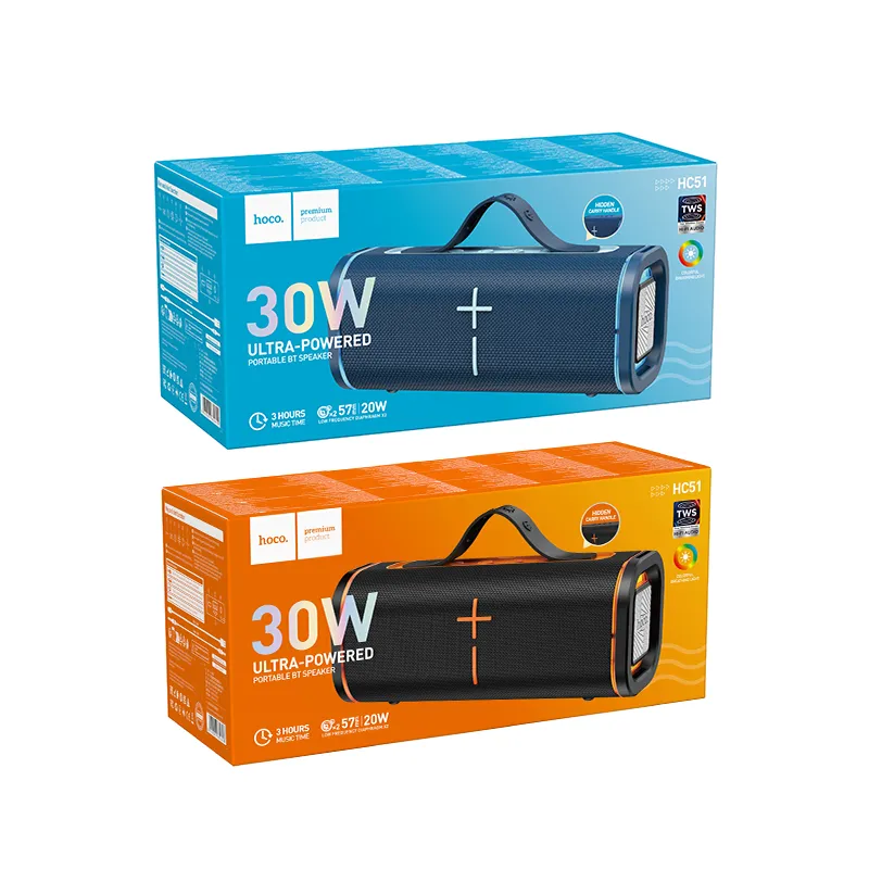 Bluetooth speaker 30W 5h Hoco HC51 blue