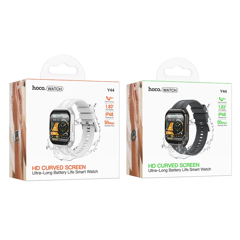 Smartwatch 1,83" IP68 with call function Hoco Y44 silver