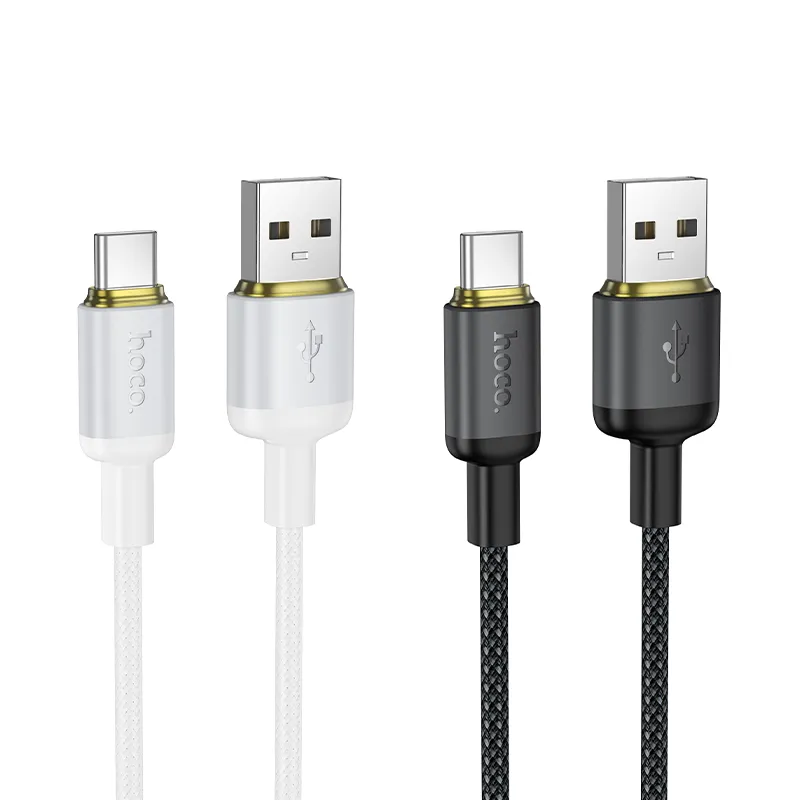 Cable USB A to USB C Hoco 3A 1 m X128 Benefit black