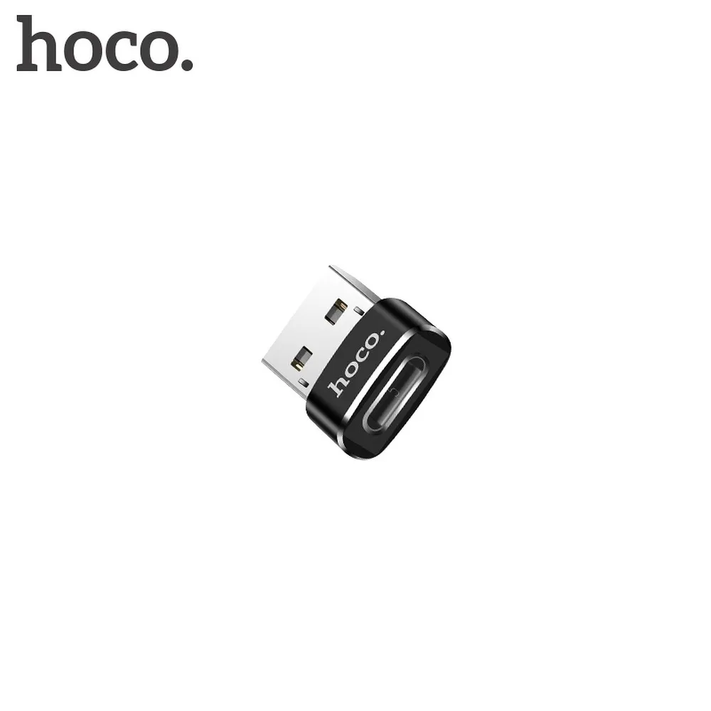 HOCO adapter OTG USB to Typ C UA6 schwarz