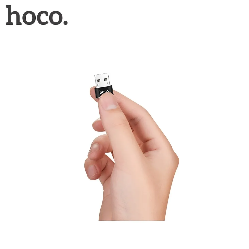 HOCO adapter OTG USB to Typ C UA6 schwarz