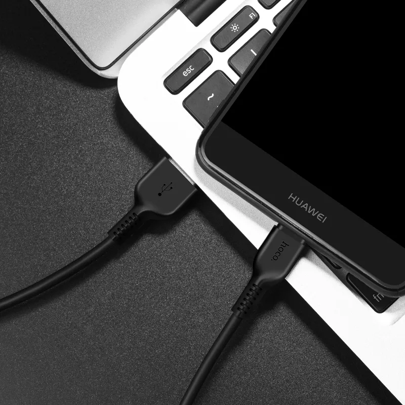 HOCO cable USB kabel Flash Typ C X20 3 m Schwarz