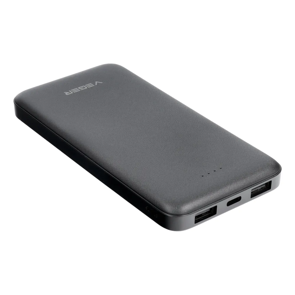 Power Bank VEGER A10 - 10 000mAh schwarz (W1065)