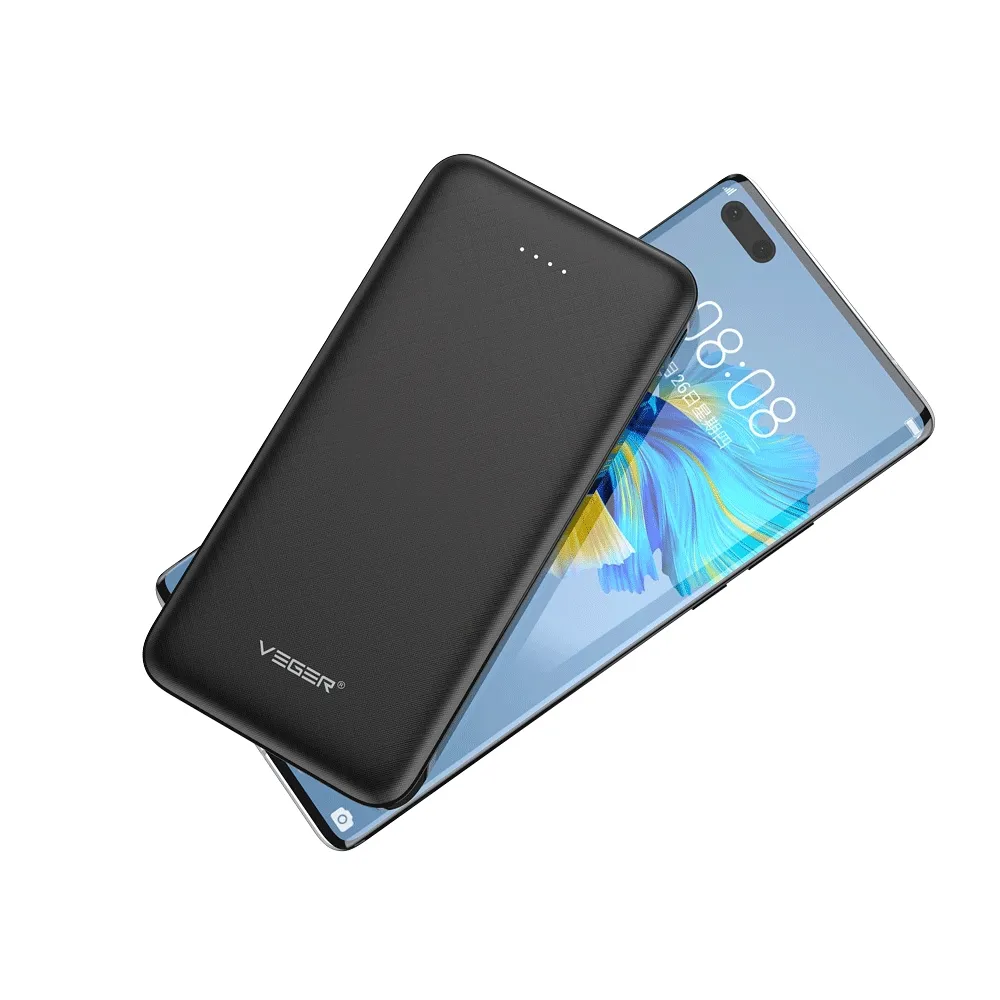 Power Bank VEGER A10 - 10 000mAh schwarz (W1065)