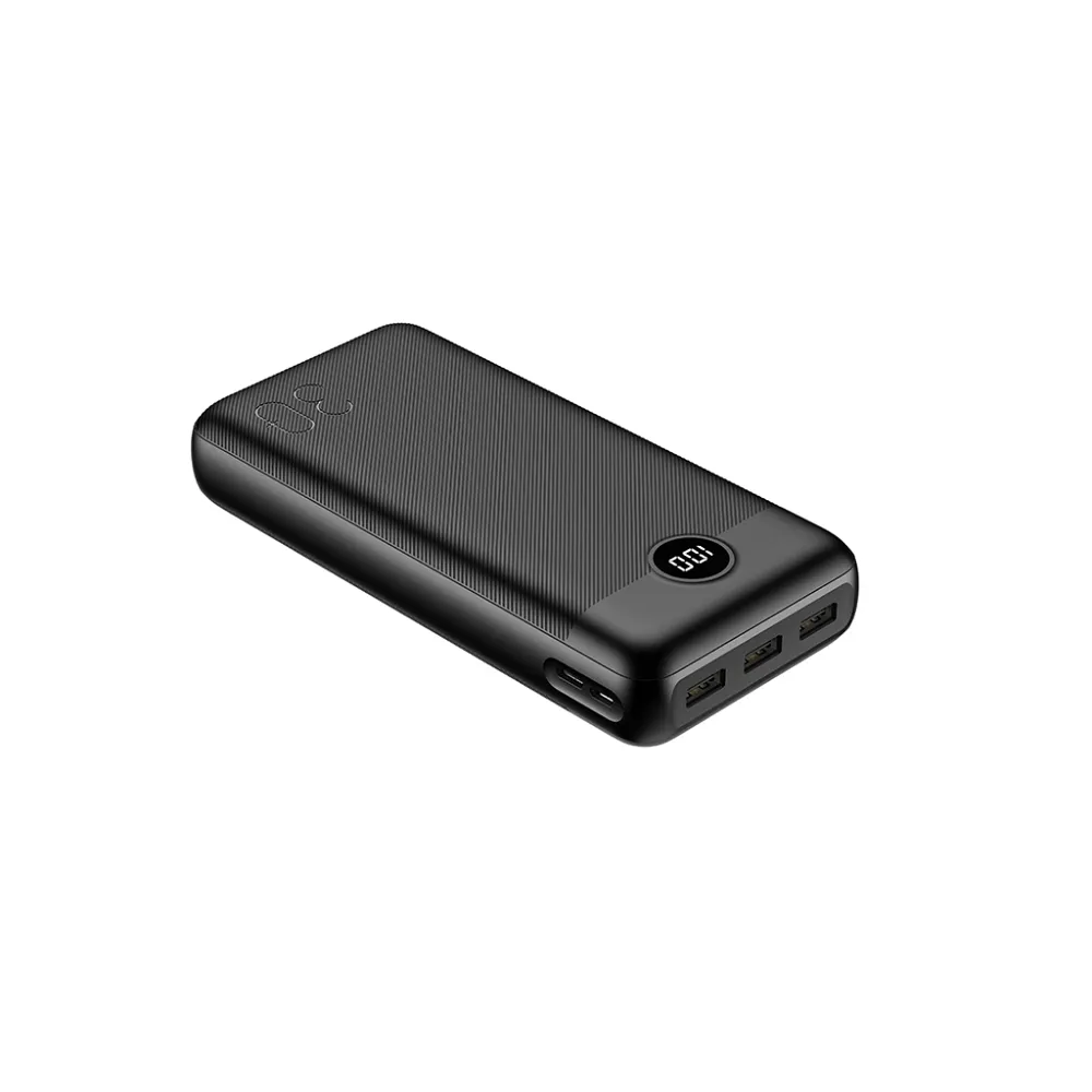 VEGER powerbank 30 000 mAh PD QC3.0 3A 20W L30 (W3008PD) schwarz